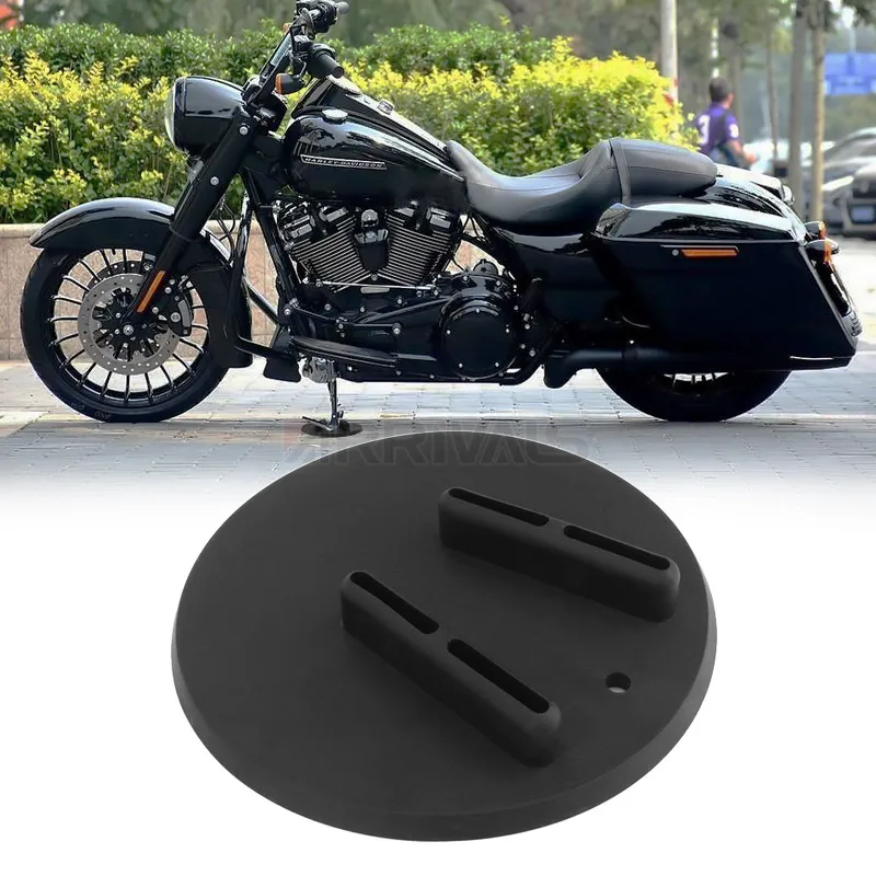 Motorcycle Kickstand Pad kick Stand Coaster Puck for Harley Touring Sportster