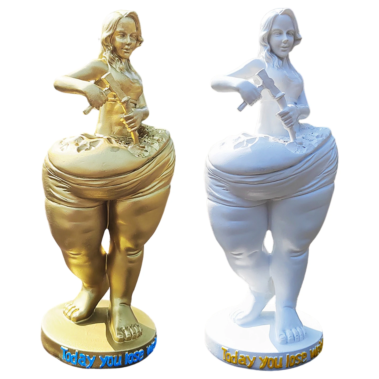 

Losing Weight Slimming Goddess Statue Decorative Figurines Sculpture Model Bedroom Yoga Gym Gymnasium Ornament Gift for Girls