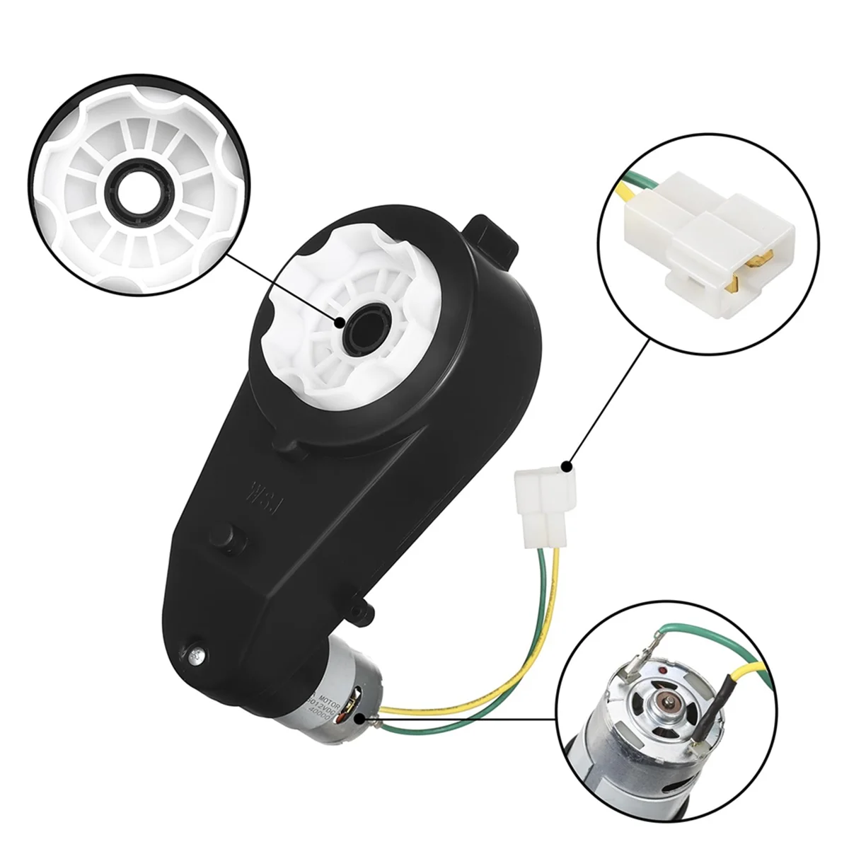 X55A-12V Kinder fahren auf Auto 30000 U/min Motor 2 Stück Elektromotor Motorräder Hochgeschwindigkeits-RS555-Antrieb