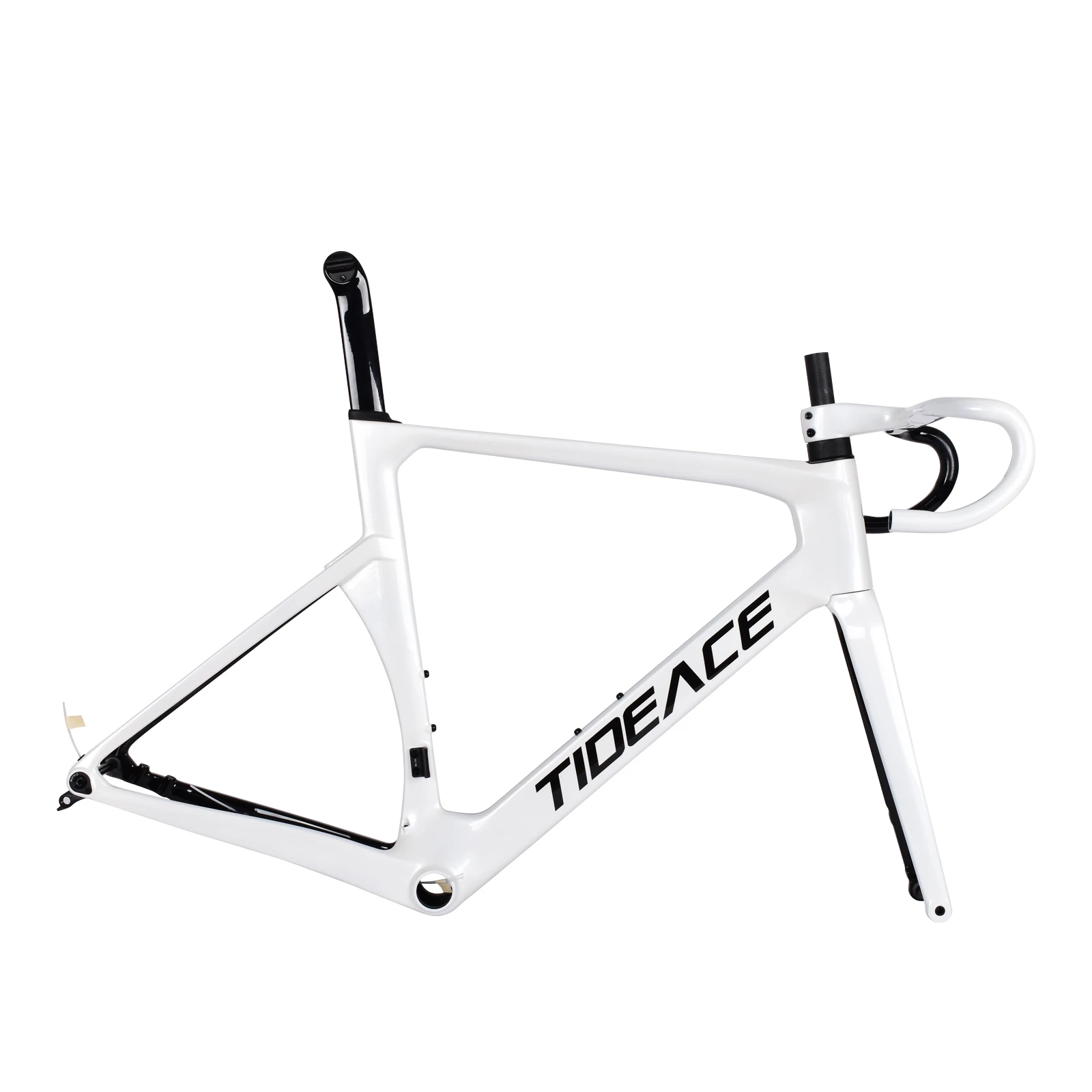 EPS Technology Custom Paint Carbon Road Bike Frameset Endurance Disc Brake Racing Bicycle Frame with Integrated Handlebar