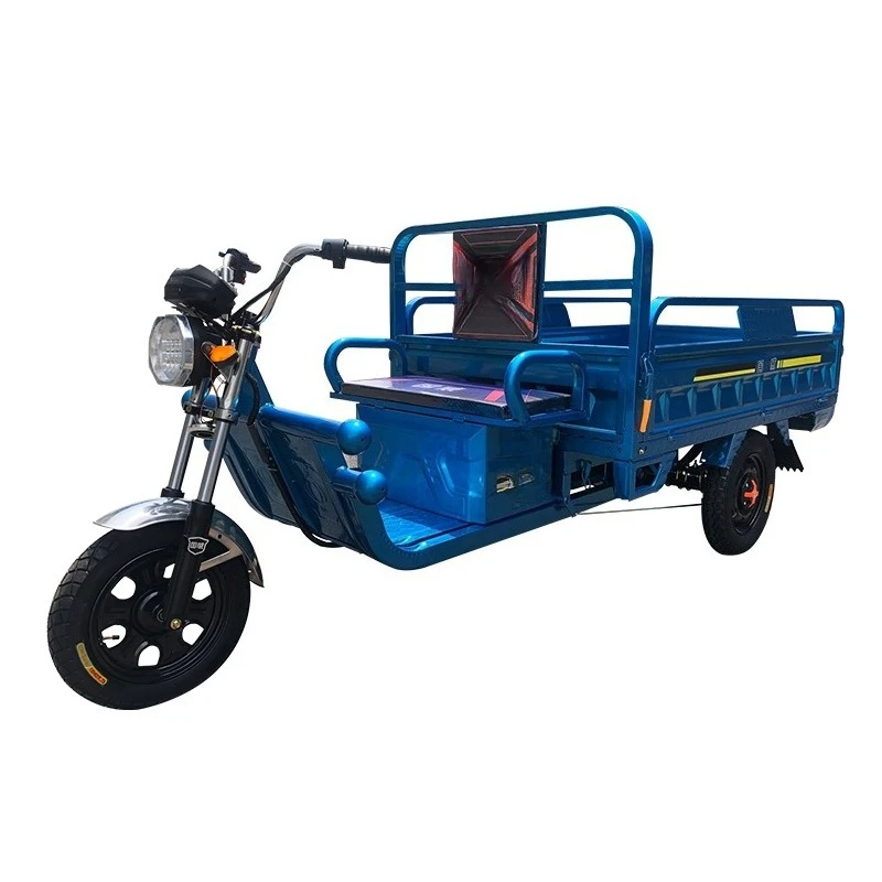 

Electric tricycle, pulling goods, with shed, agricultural, freight, cargo, tipping tricycle, stall express truck