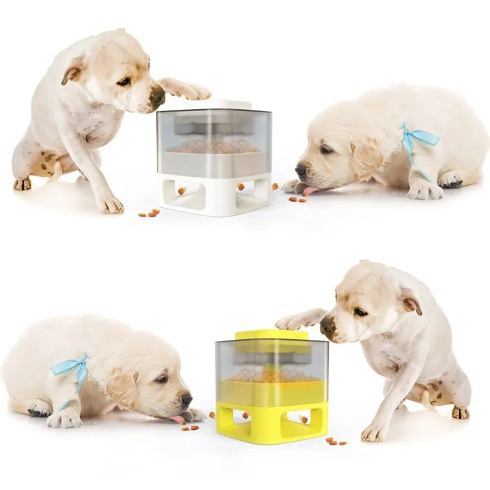 Pets Feeder Dog Toys Slow Eating Bloat Stop Food Plate Interactive Cat Anti Skid Food Leakage Toy Push Puzzle Home Dogs Product