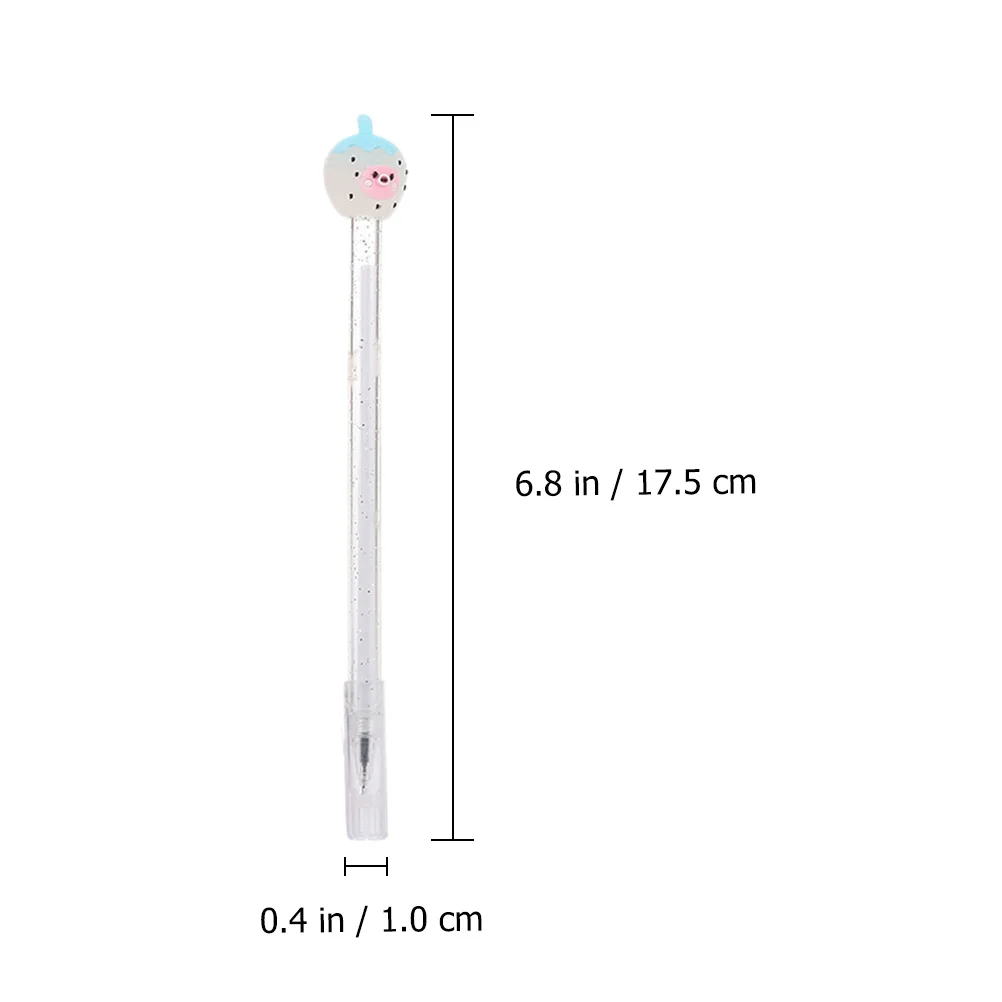 

10 Pcs Gel Pens Creative Stationery Durable Plastic Adorable Design Bright Colors Writing Instruments School Office Use Portable