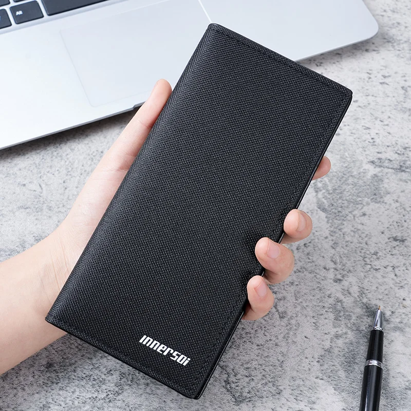 Wallet Wallet men's long ultra-thin Korean youth personalized wallet students simple youth wallet buckle. - Aliexpress Deal