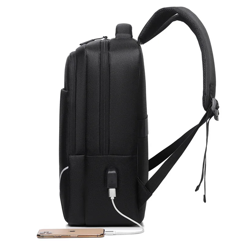 CFUN YA-mochila grande de lujo para ordenador portátil de 2023 pulgadas para hombre, morral escolar para ordenador USB, bolsa de negocios, mochila de viaje para Universidad, 15,6