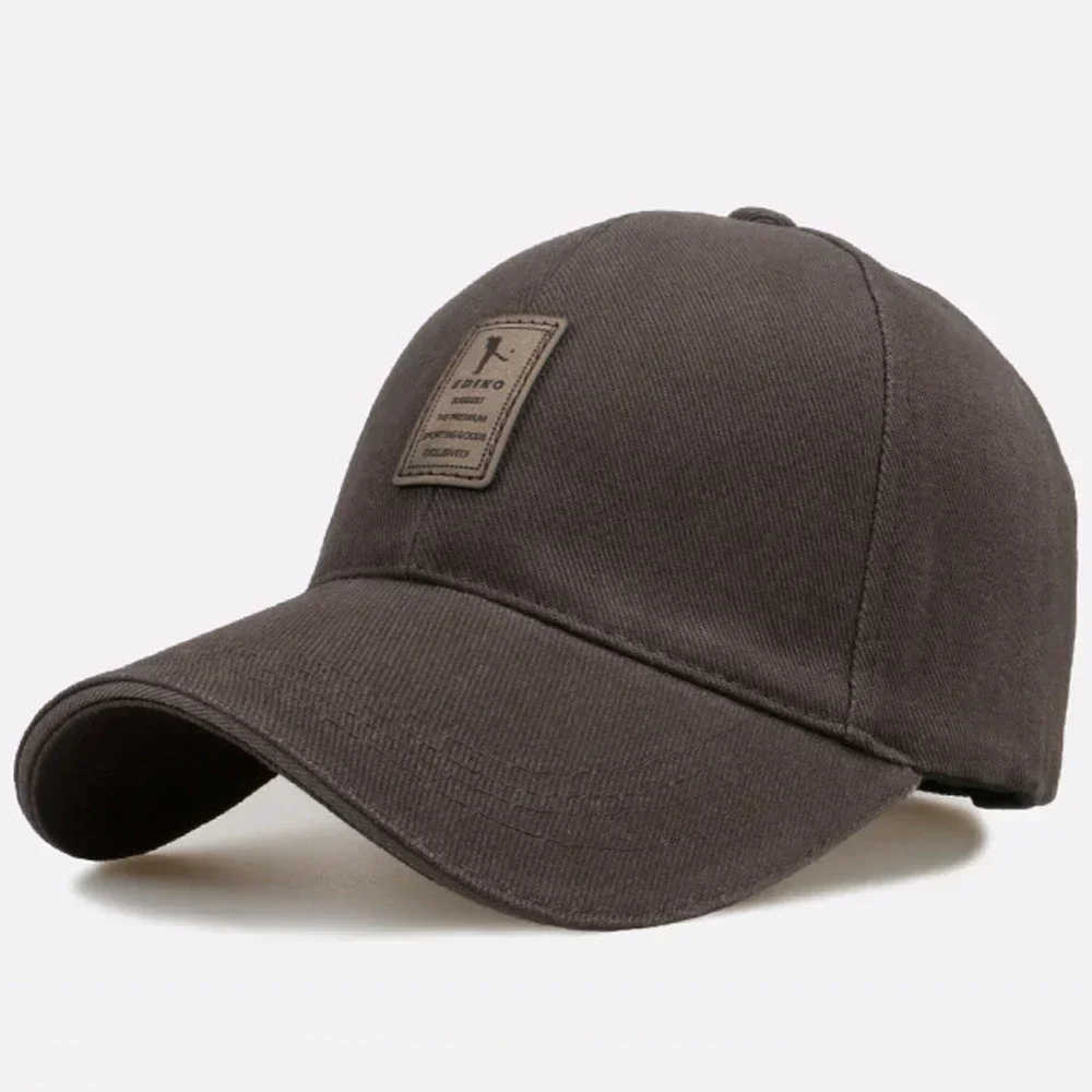 قبعة بيسبول رياضية للرجال والنساء من القطن للمشي لمسافات طويلة وصيد الأسماك والتخييم أسود أحمر أبيض أزرق أخضر بني قبعات H59RT