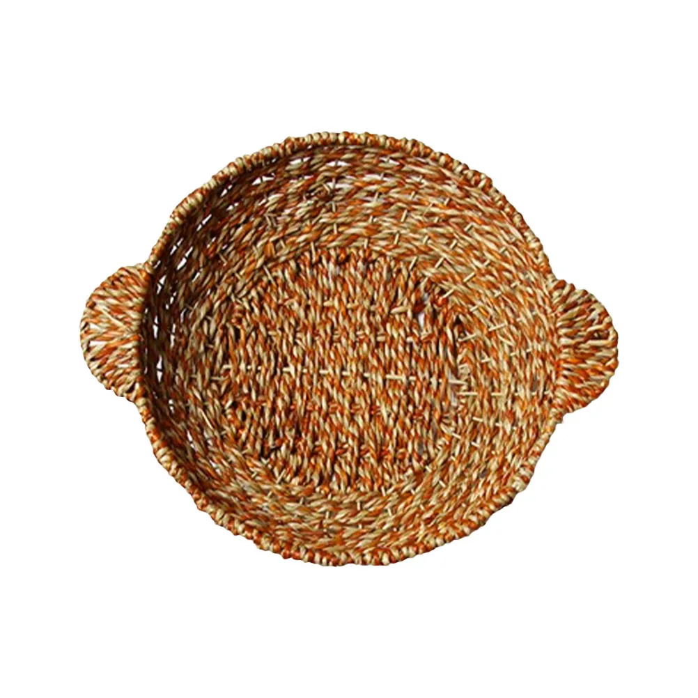 

1Pcs Woven Rattan Table Mat Heat Resistant Pad Non-Slip Insulation Coaster Multipurpose Decorative Kitchen Supply