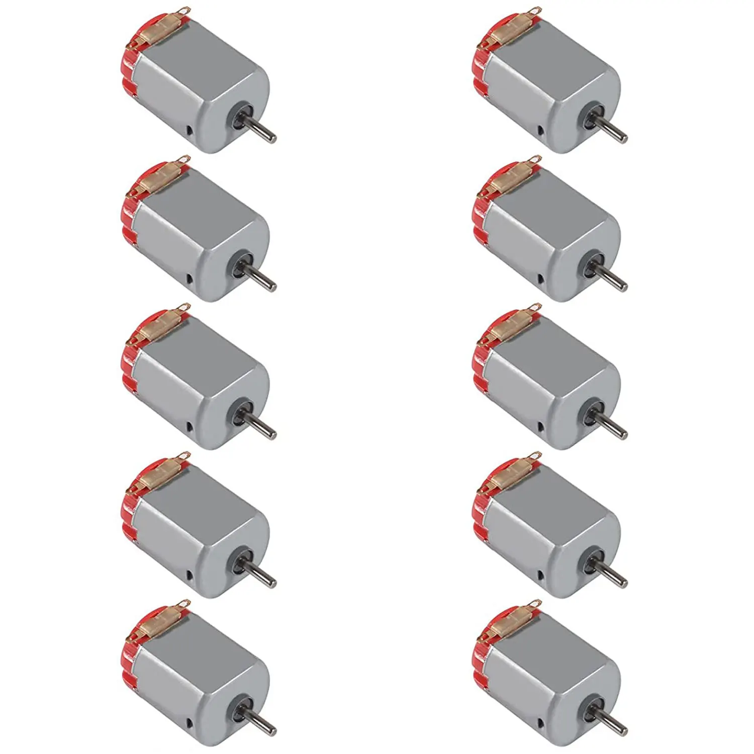 

10pcs Micro 130 DC Motor Brushed DC 1.5V-3V 16500 RPM Cars Toys Electric MotorTorque DIY Remote Control Toy Car Hobby Motor