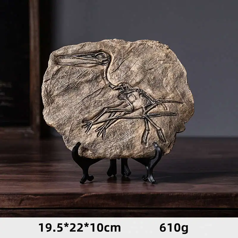 Dinosaur Fossil Resin Statue Crafts Nordic Abstract Ornaments For Figurines Interior Sculpture Room Home Decor