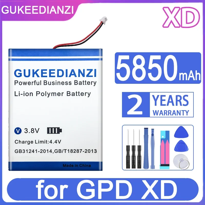 

GUKEEDIANZI Replacement Battery X D 5850mAh for GPD XD Batteries + Free Tools