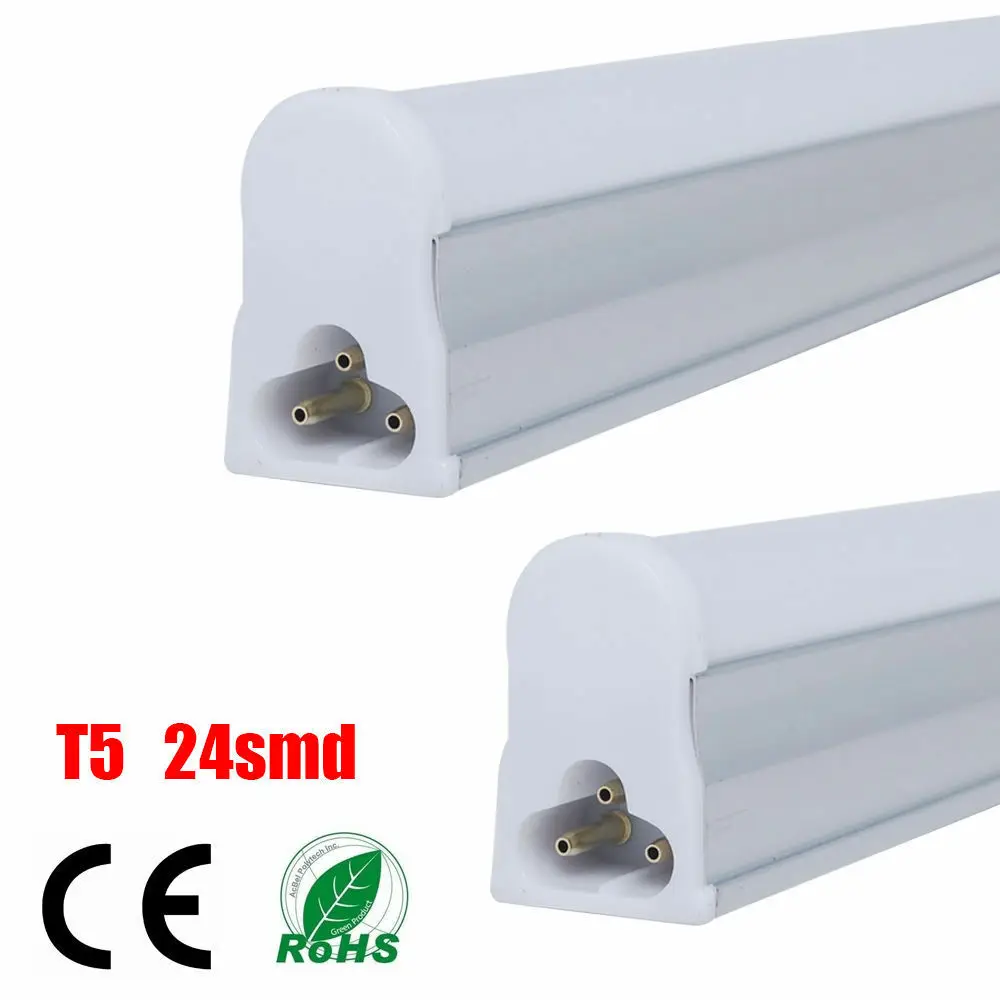 30CM LED Tube bulbT5 Light 85-265V 5W LED Fluorescent Tube LED T5 LED Blub Hard led light stirp Lampara Ampoule PVC Plastic