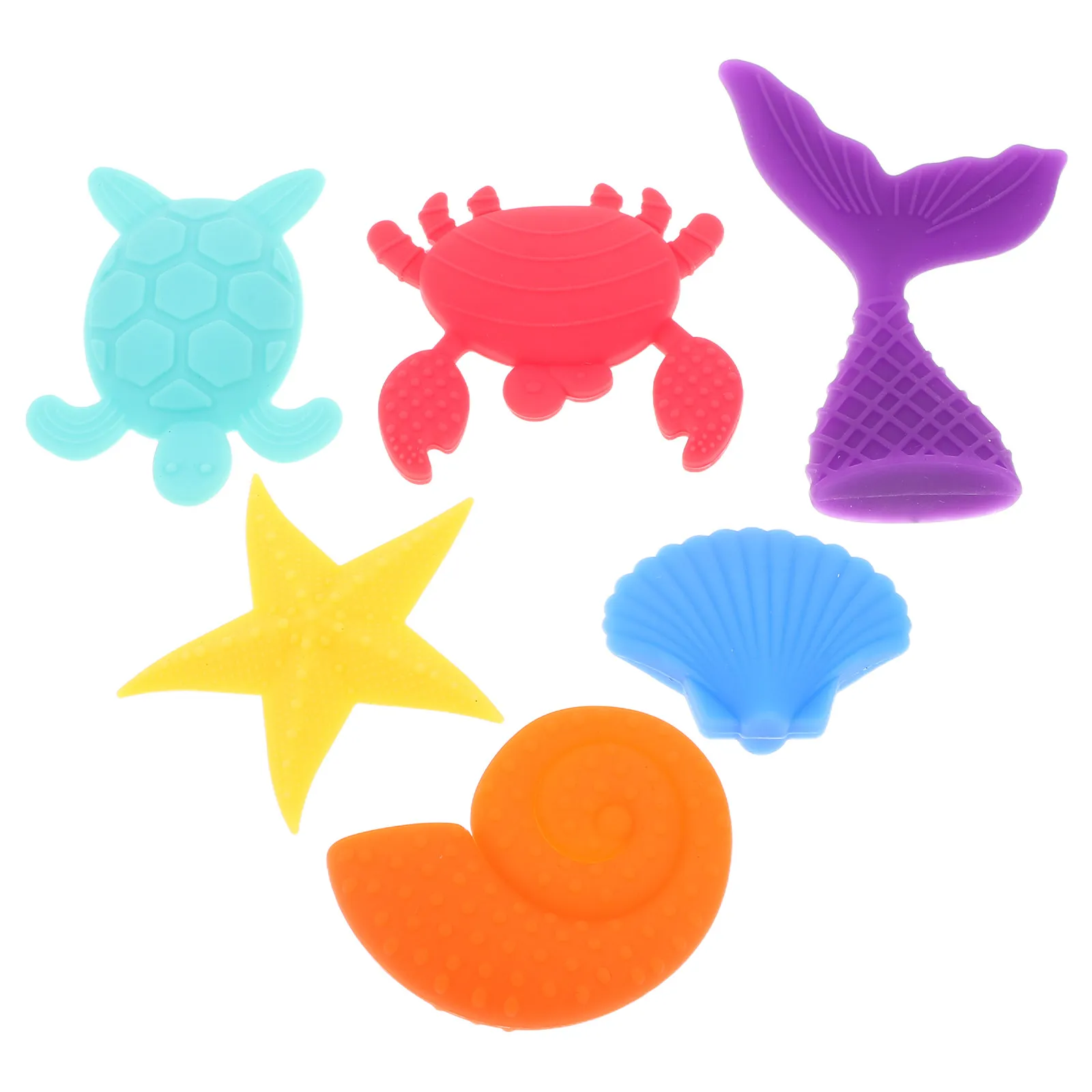 6Pcs Silicone Sensory Fidget Stones Soft Non Noise Calming Set for Elderly Autism Sensory Cognitive Training Hand Therapy