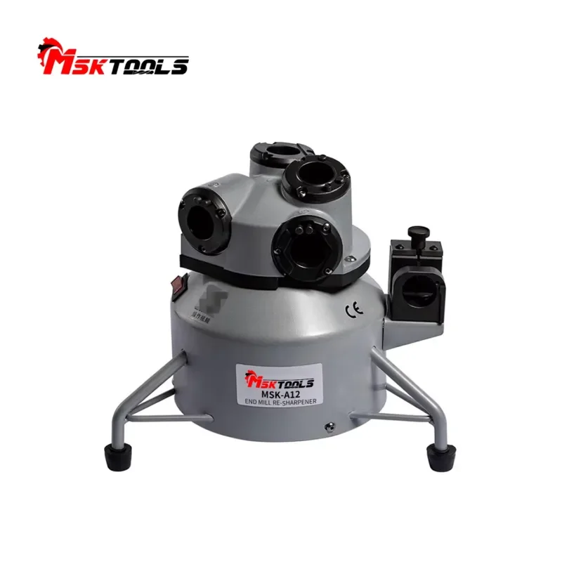 Versatile End Mill Sharpener A02/A12/A20 - Full-Range Grinder for Carbide 2-20mm 2/3/4 Flute Cutters