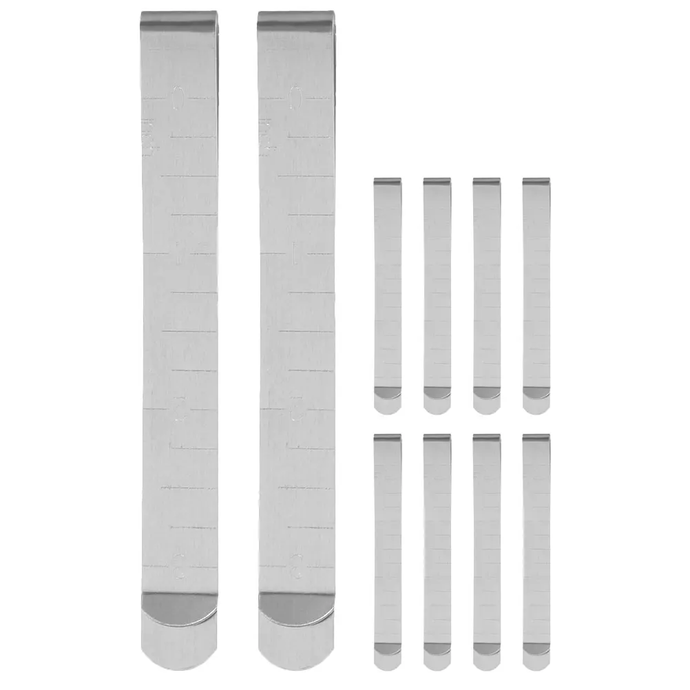 10pcs Metal Sewing Clips 3 Inch Ruler Quilting Fixing Clamps DIY Knitting Hemming Marker Garment Craft Storage Practical