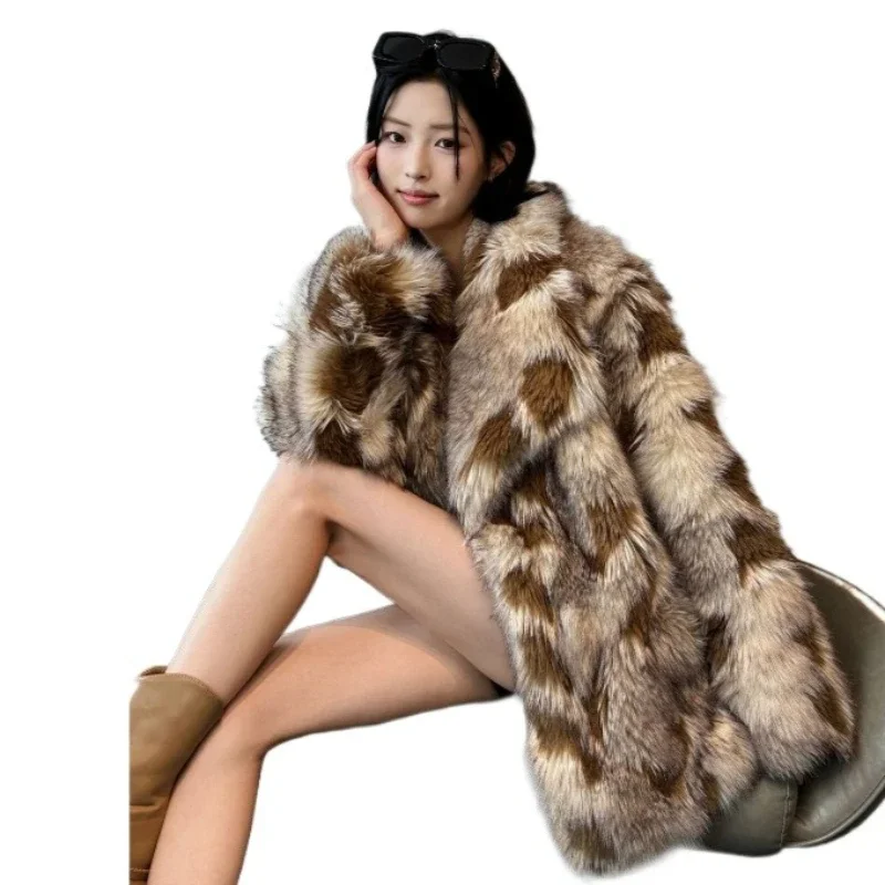 Autumn and Winter Young New Imitation Fur Coat Temperament 2026 Fashionable and Environmentally Friendly Fox Fur Premium Coat