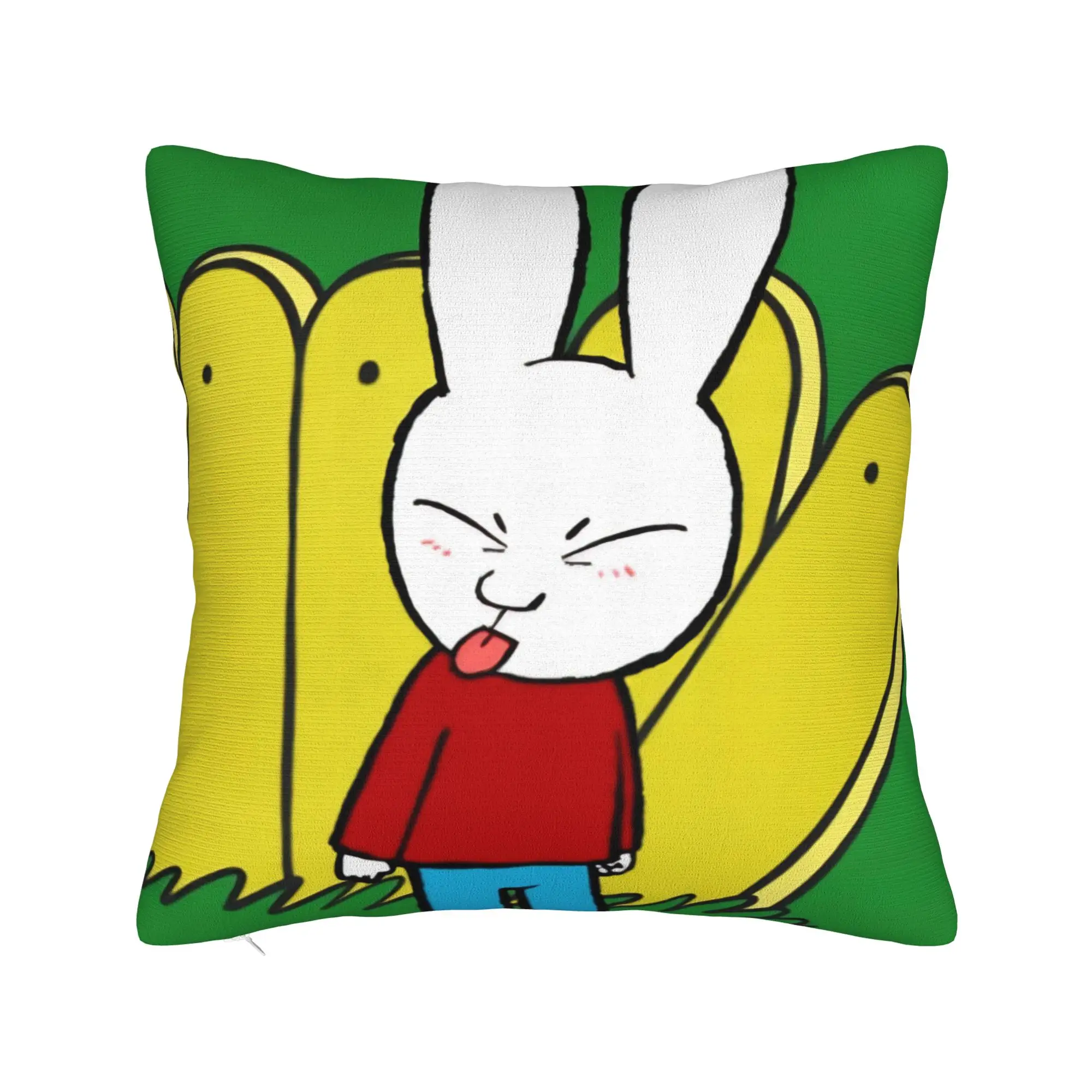 Simon Super Rabbit Pillow Covers Accessories Printed Cushion Cover Decoration  Throw Pillow Case Cover Home Multi Size