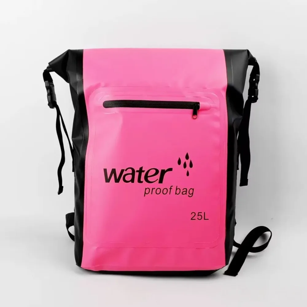 

Dry Storage Bag Waterproof Dry Bag Large Capacity Water Floating Swimming Backpack Sports Bag 25L PVC Rafting Bucket Bag