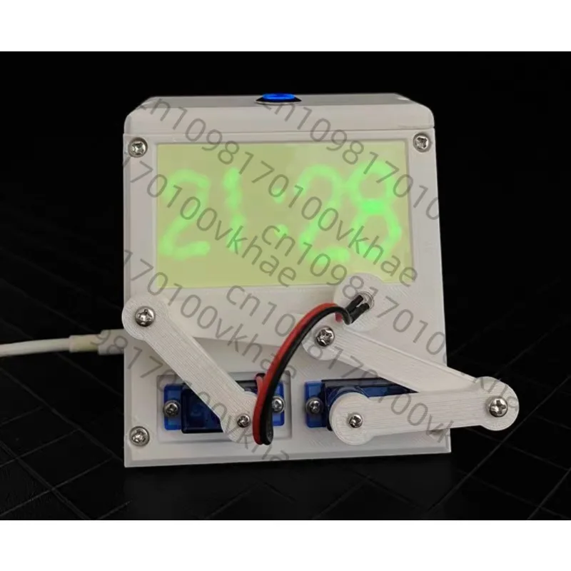 

Креативные автоматические программируемые часы для письма с роботом