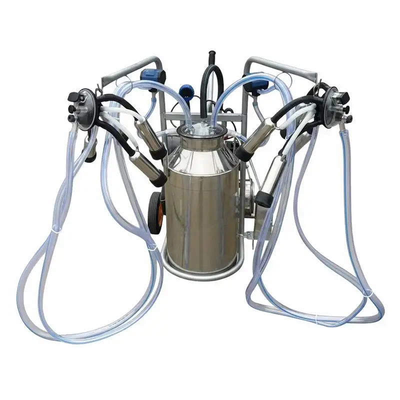 Portable Milking Machine for Cows, 12V Farm Equipment, Ideal for Pasture Use, Efficient Milk Collection System