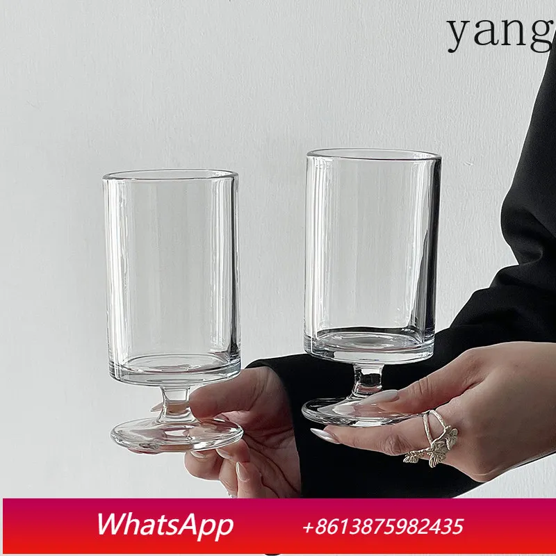 

Стеклянная кружка CX Vintage Tall Juice Cup для латте со льдом, в полоску