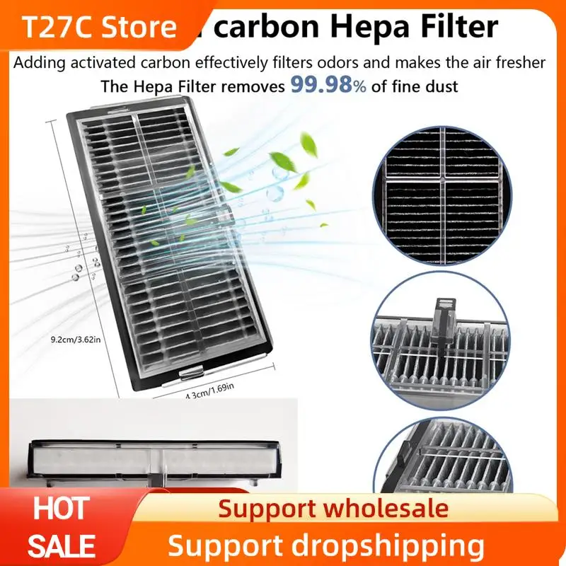 

T27C For Dreame L40 Ultra / X40 Ultra HEPA Filter Tricut Main Side Brush Hepa Filter Mop Cloth