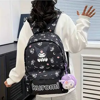 תיק גב סאנריו, תיק קאוואי מסוגנן, תיק גב נשים עם חסימת צבעים...