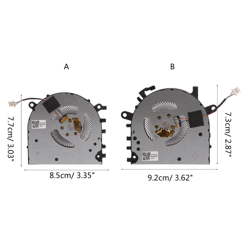 CPU GPU Radiator DC 12V 1A 4 pin 4-wires Laptop Cooler Fan For Lenovo Xiaoxin PRO 16 YOGA 16s 2021 DFSCL12E16486H FNRF Dropship