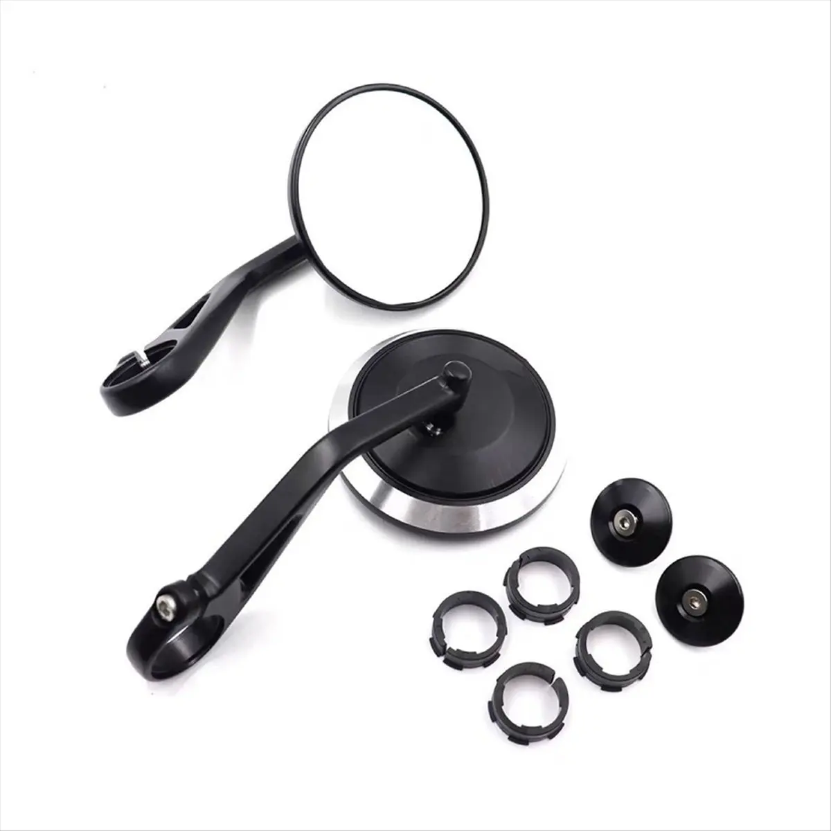 A23Z Motorcycle Handlebar Rearview Side Mirrors Bar End Mirror Kit for Street Triple S 765 765RS 765R T120 660
