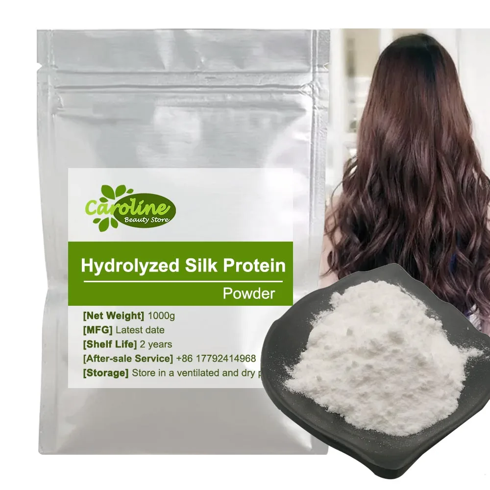 Best Price 99% Hydrolyzed Silk Protein Powder ,Silk Fibroin for Moisturizing, Brightening and Improving Skin Perception