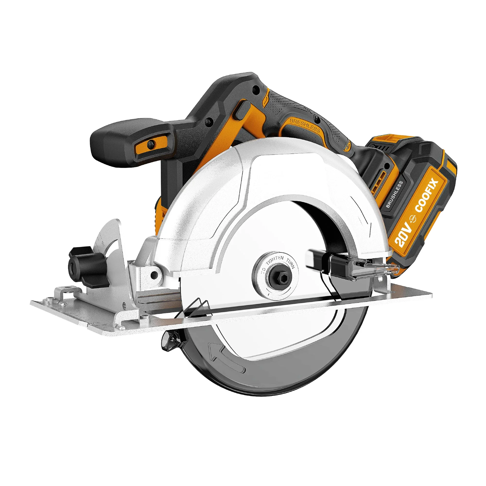 

COOFIX CF-CCS003 CORDLESS CIRCULAR SAW 20V Brushless sierra circular lithium battery cordless stone and wood dual-purpose electr