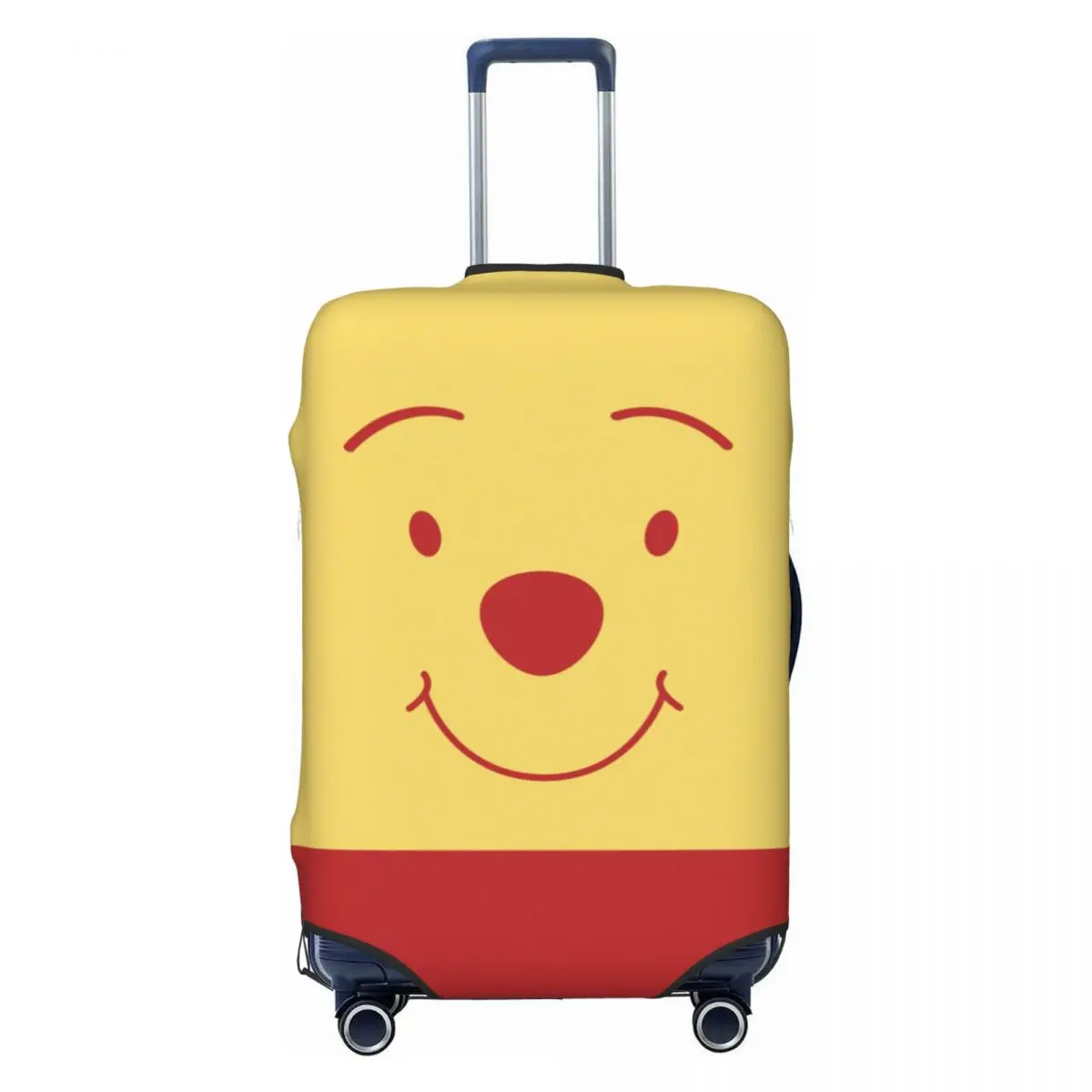 Custom Winnie The Pooh Luggage Cover Protector Cute Travel Suitcase Covers for 18-32 Inch