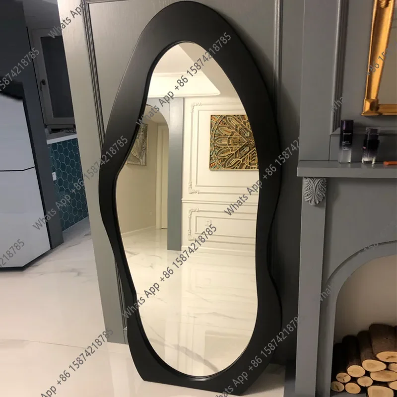 

Зеркало в полный рост в европейском стиле, декоративное, для дома, креативное, дизайнерское, необычной формы, модное.