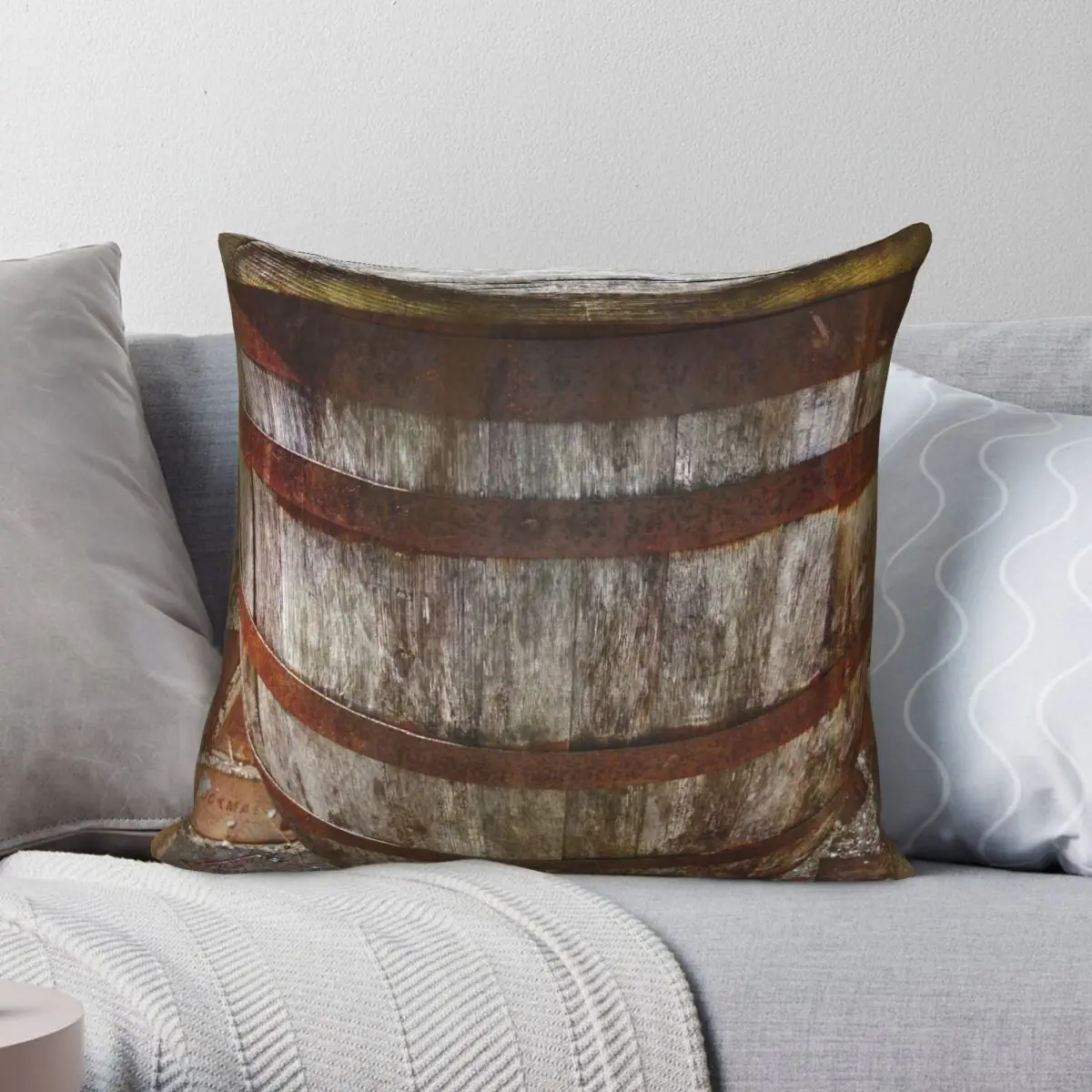 

Looking Down The Barrel Square Pillowcase Polyester Linen Velvet Pattern Zip Decor Room Cushion Cover Wholesale