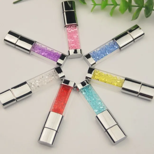 Crystal LED Light Pen Drive High Speed 4GB 8GB 16GB 32GB Gadget USB Pendrive 64GB U Disk USB Flash Drive Usb2.0 Memory Stick