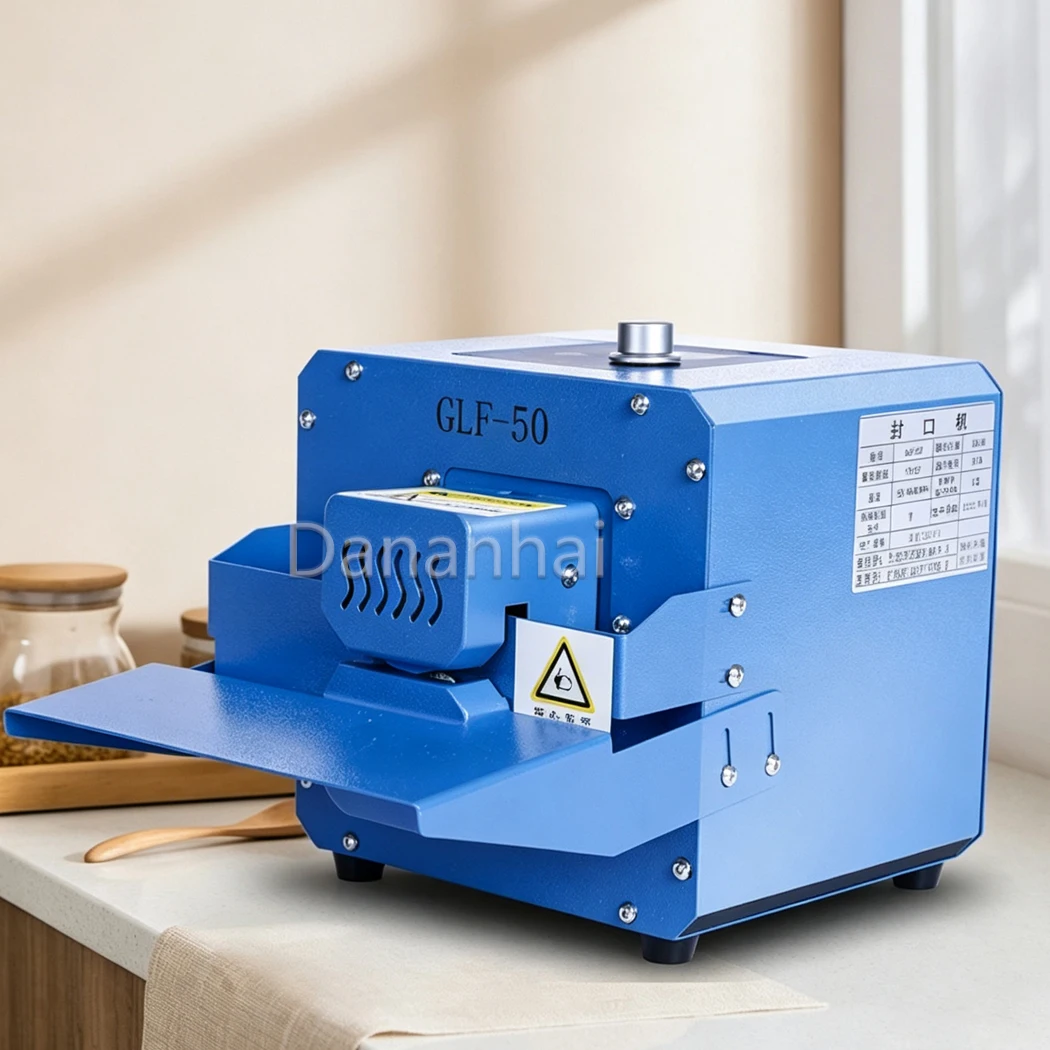 Continuous Bag Sealing Machine Roller Pouch Sealer For Snack Store Commercial Packaging Work