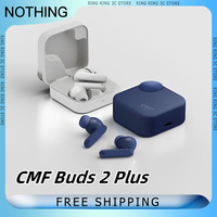 CMF by Nothing Buds 2 Plus Wireless Bluetooth Earphones 50dB Hybrid Active Noise Reduction Long Battery Life Headphones Custom