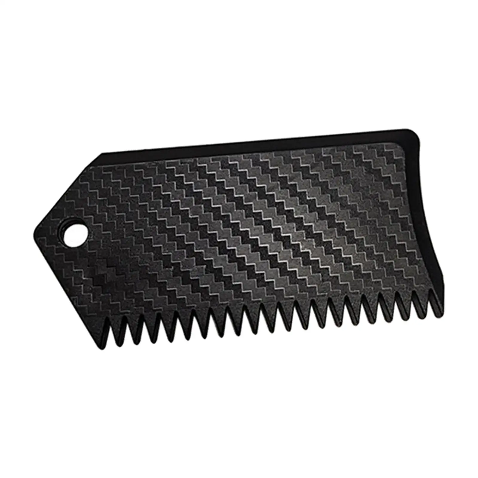 Surfboard Wax Comb 82.6mm Black Jagged Edges Surf Board Wax Scraper Cleaning