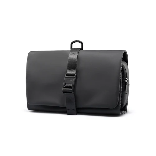 MARK RYDEN Bolsa de aseo de viaje Bolsa organizadora impermeable Bolsa liviana negra elegante