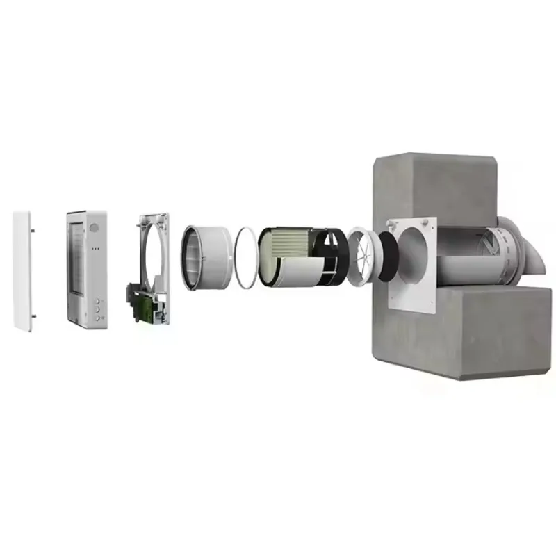 Selling Ductless Energy Ventilator Hrv Ventilation Wall Air Recuperator Heat Recovery Ventilators
