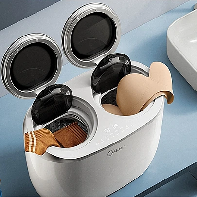 

Midea Gemini partition underwear mini double bucket automatic washing machine small washing socks special