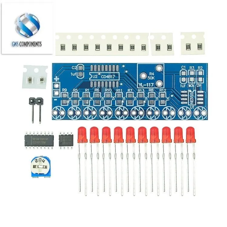 Наборы смарт-электроники NE555 + CD4017