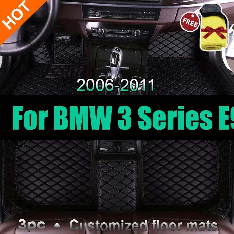 

Автомобильные коврики для BMW 3 серии E93 2006 ~ 2011, роскошный кожаный коврик, прочные коврики, коврики, детали интерьера, автомобильные аксессуары 2007