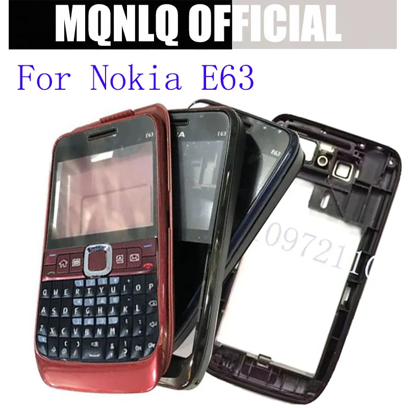 Full Housing For Nokia E63 Full Complete Mobile Phone Housing Cover Case + Keypad