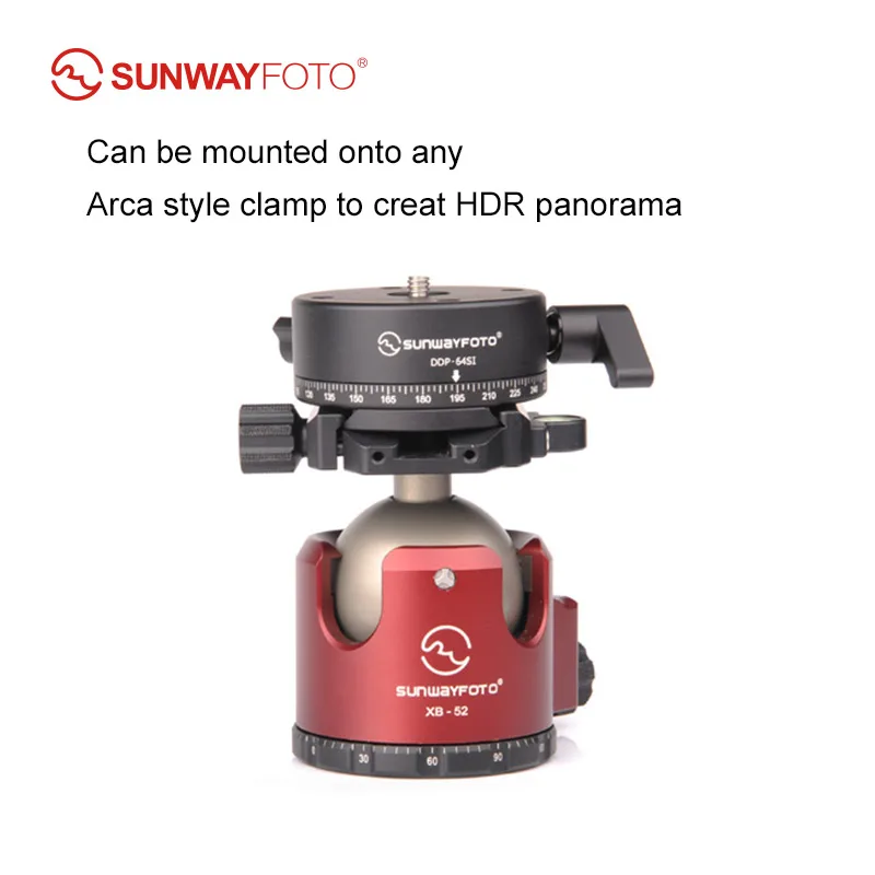 SUNWAYFOTO Indexing Rotator DDP-64SIX for Panoramic Head Perfect for Benro, Sirui, Manfrotto, Gitzo Tripod