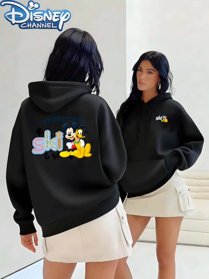 

Potdemiel Disney Official Hooded Sweatshirt Soft Casual Pullover All-Season Comfort Machine Washable Cozy Fall Winter