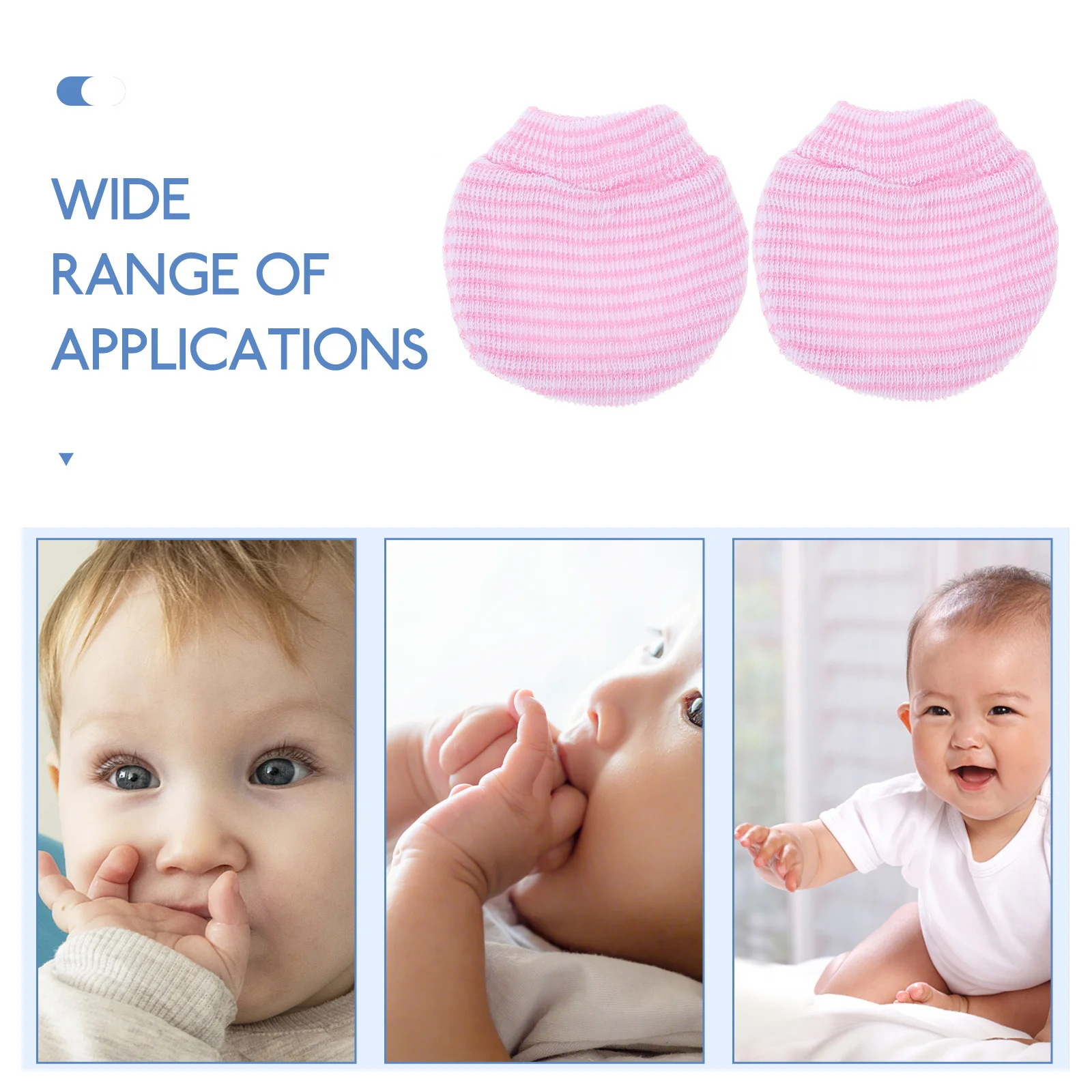 

1Pair Baby Hand Gloves Infant No Scratch Mittens Newborn Winter Soft Breathable Mittens Boys Girls