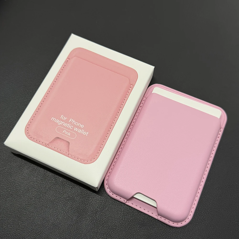 Luxuriöse MagSafe Magnetische Leder-Brieftaschenhülle für iPhone 17 16 15 14 13 12 Pro Max Plus Kartenhalter-Abdeckung Zubehör
