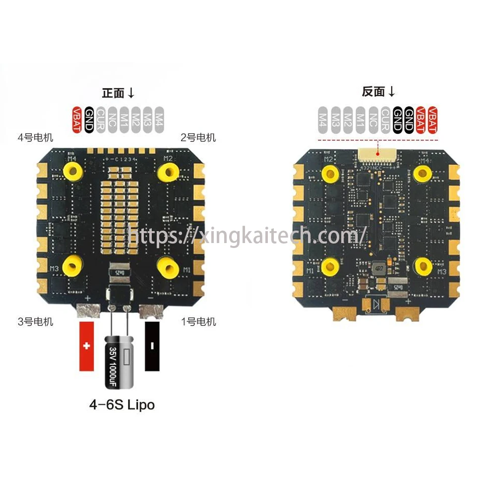 

ELRS FPV Stack F405 Контроллер полета FPV БПЛА BETAFPV 50A 4in1 ESC ELRS F405 V3 3-6S 30X30 FC&ESC для модели FPV Freestyle Drone