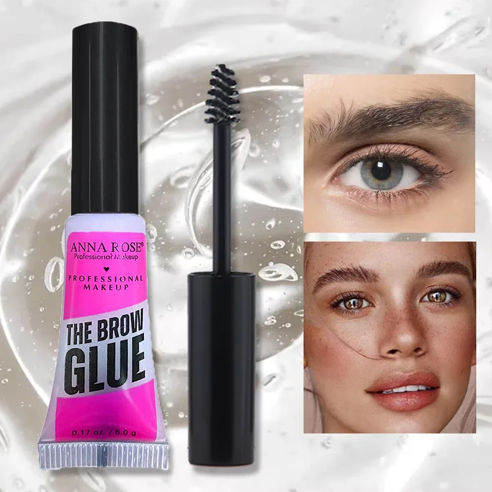 مجموعة أدوات تحسين الحواجب المقاومة للماء، جل حواجب سميك وغراء شفاف لجميع أنواع البشرة، رفع سريع ومكياج عيون يدوم طويلاً