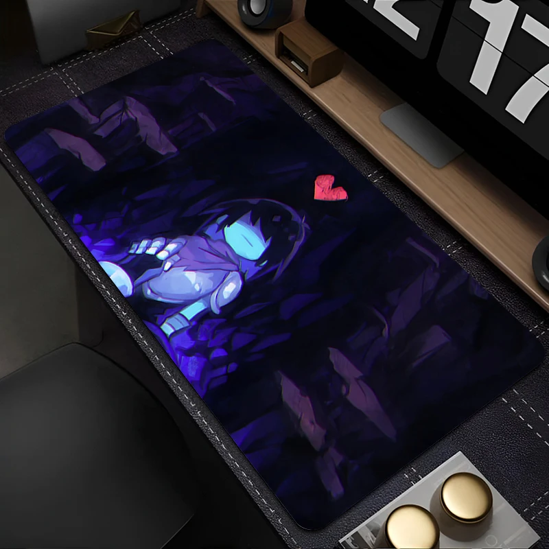 Kawaii mouse pad portátil dos desenhos animados d-deltarune hd impressão mousepad pc hd impressão pixel jogo teclado almofada de jogos anime desktop mouse esteira